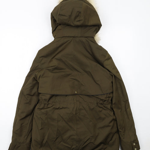 Zara Womens Green Jacket Size S Zip