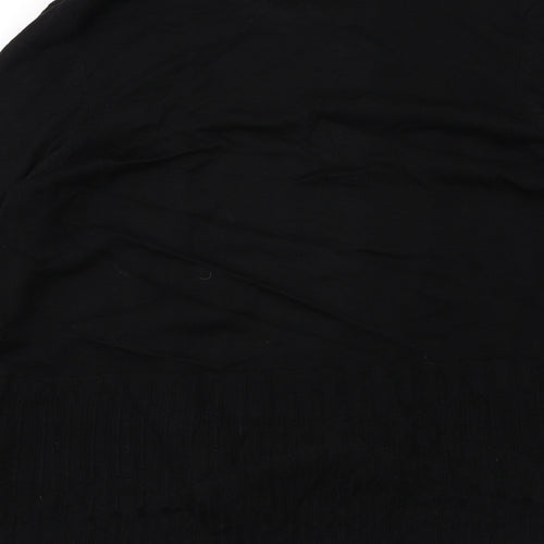 Per Una Womens Black V-Neck Viscose Cardigan Jumper Size 18