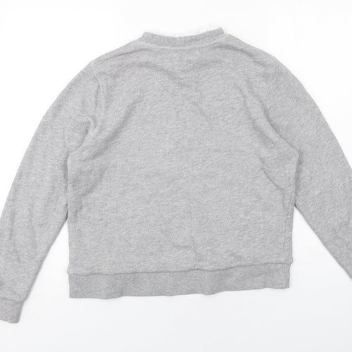 NEXT Womens Grey Cotton Pullover Sweatshirt Size S Pullover - Rose
