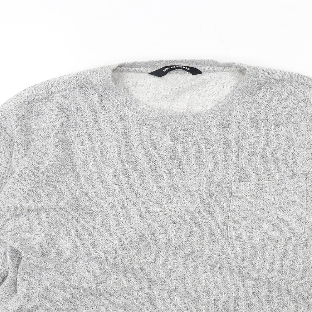 Won Hundred Womens Grey Cotton Pullover Sweatshirt Size M Pullover