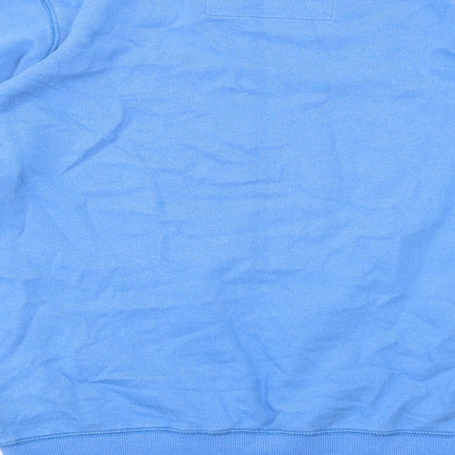 Cinch Womens Blue Cotton Pullover Sweatshirt Size 12 Pullover