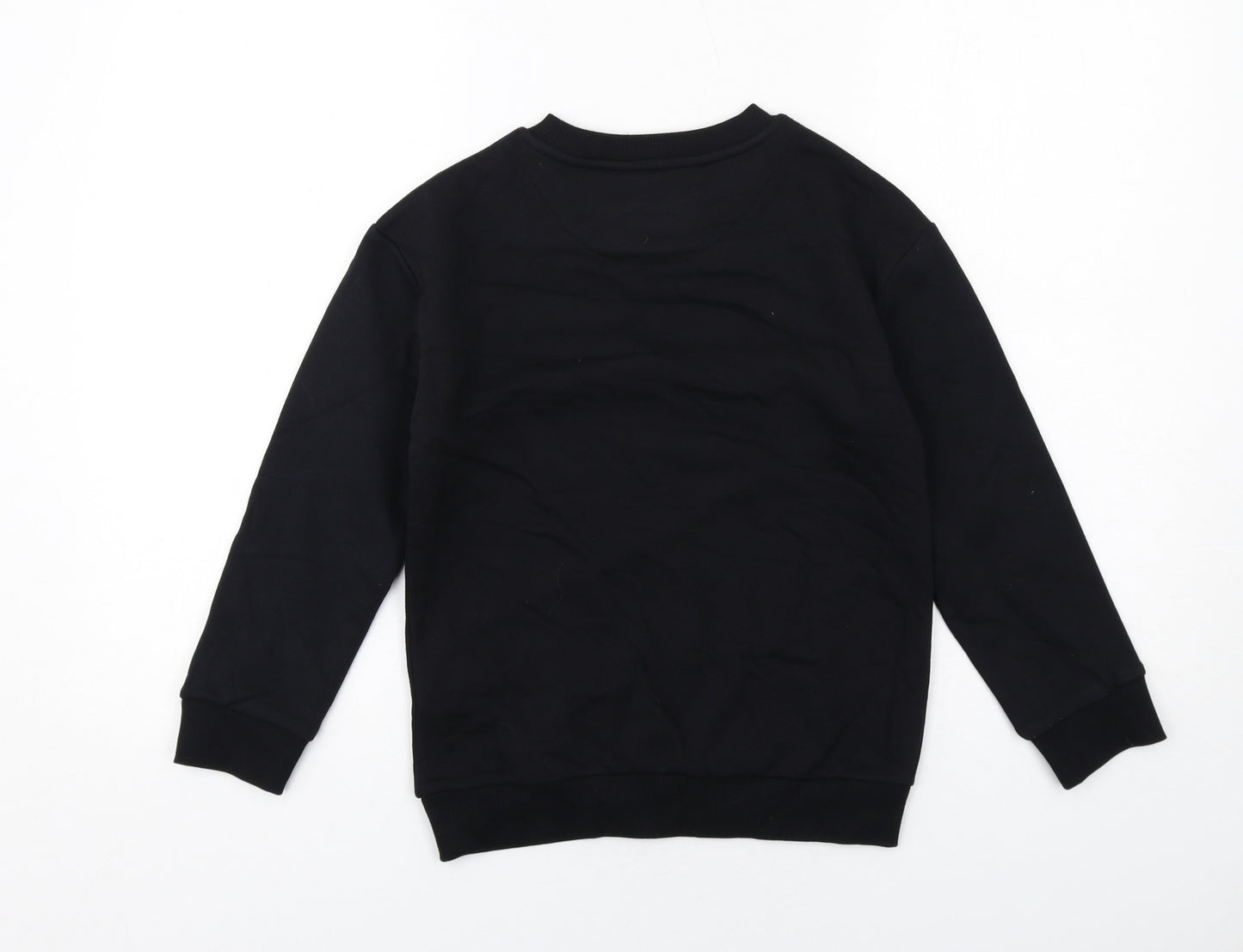 Stranger Things Boys Black Cotton Pullover Sweatshirt Size 8-9 Years Pullover - Stranger Things