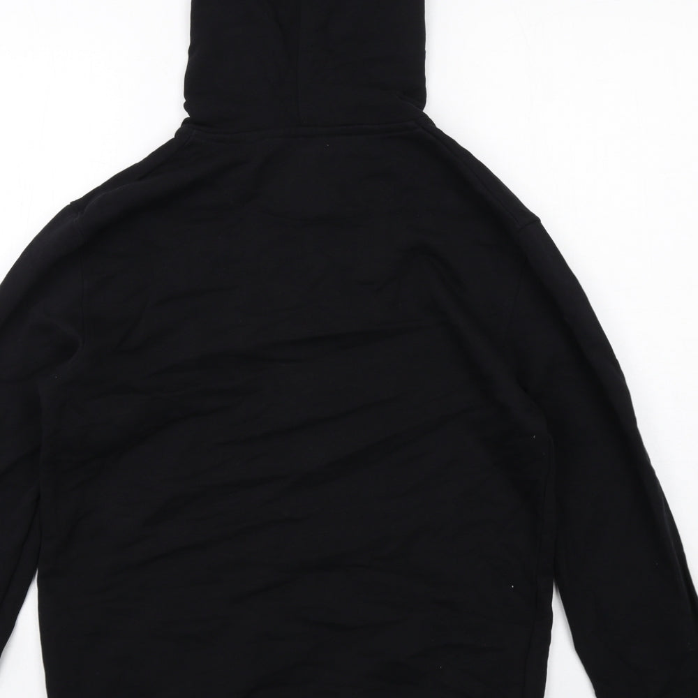 Blood Brother Mens Black Cotton Pullover Hoodie Size M