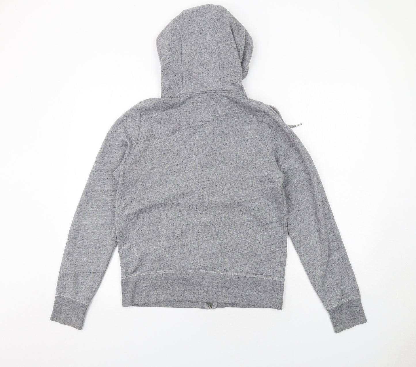 Abercrombie & Fitch Womens Grey Cotton Full Zip Hoodie Size M Zip