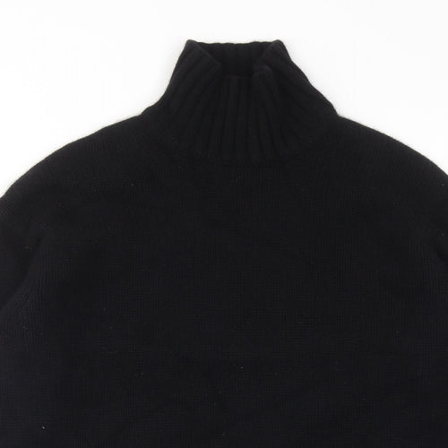COS Womens Black High Neck Cashmere Pullover Jumper Size S