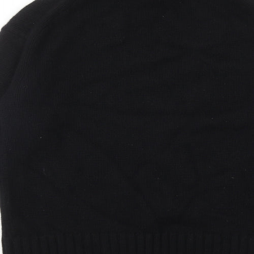 COS Womens Black High Neck Cashmere Pullover Jumper Size S