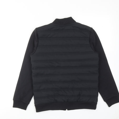 NEXT Boys Black Jacket Size 10-11 Years Zip