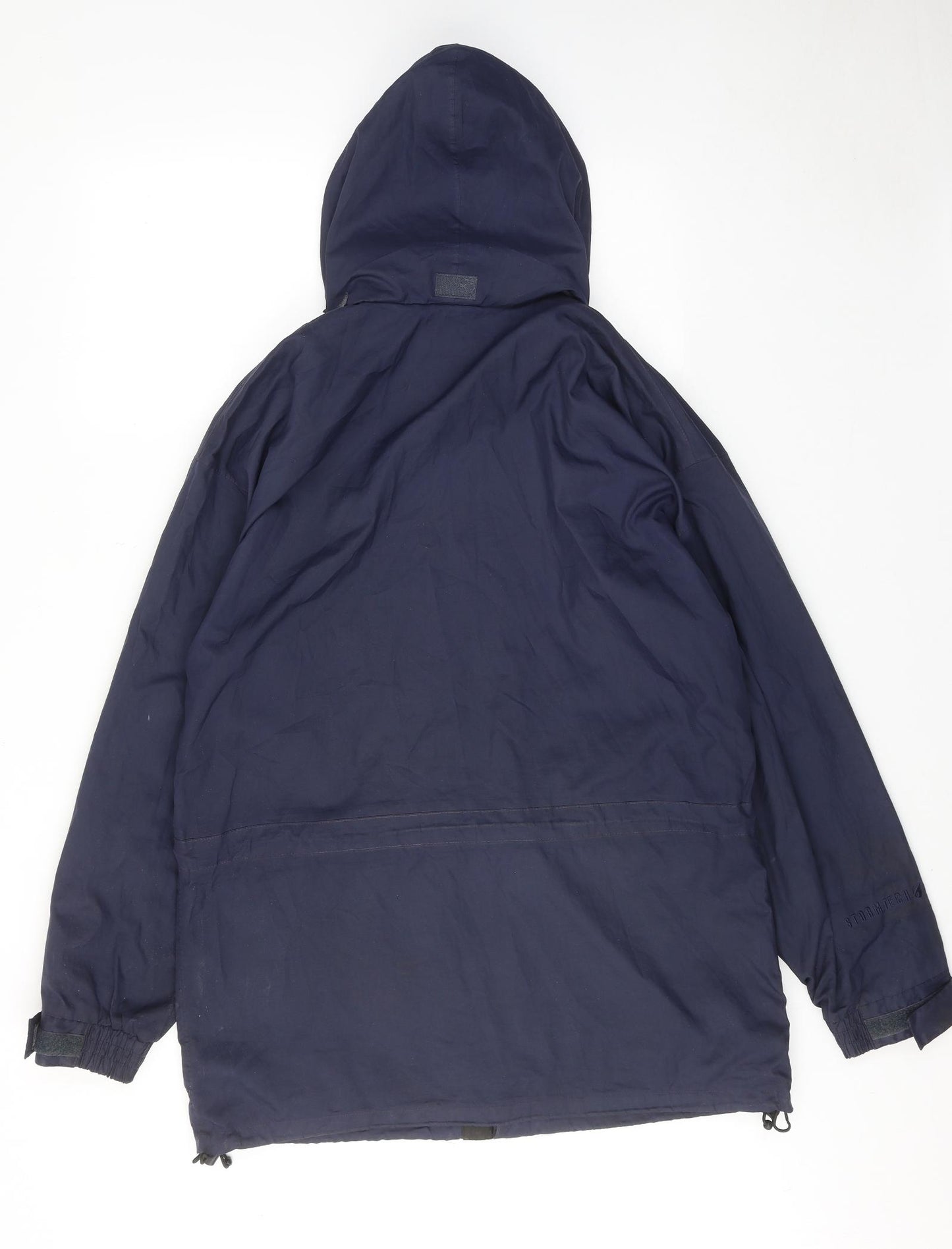 Peter Storm Mens Blue Rain Coat Coat Size S Zip