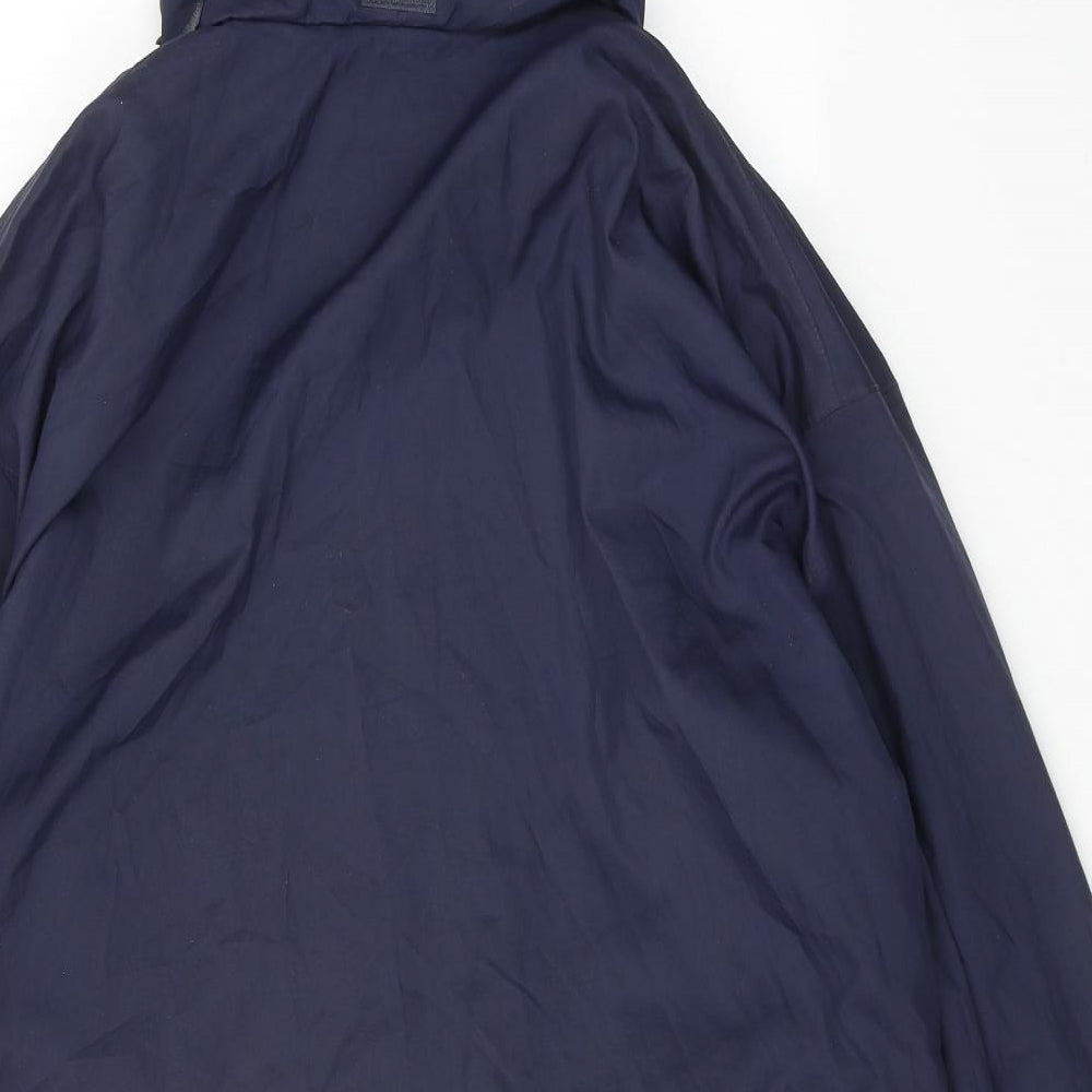Peter Storm Mens Blue Rain Coat Coat Size S Zip