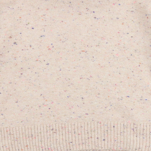 NEXT Womens Pink High Neck Acrylic Pullover Jumper Size S