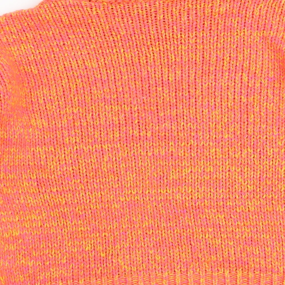 NEXT Womens Multicoloured High Neck Acrylic Pullover Jumper Size S