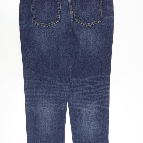 Gap Womens Blue Cotton Skinny Jeans Size 14 Regular Zip