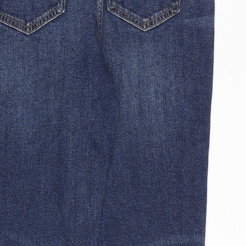 Gap Womens Blue Cotton Skinny Jeans Size 14 Regular Zip