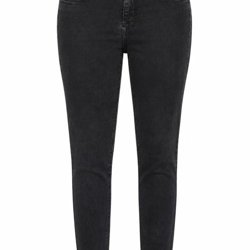 H&M Womens Black Cotton Skinny Jeans Size 28 in L32 in Slim Zip