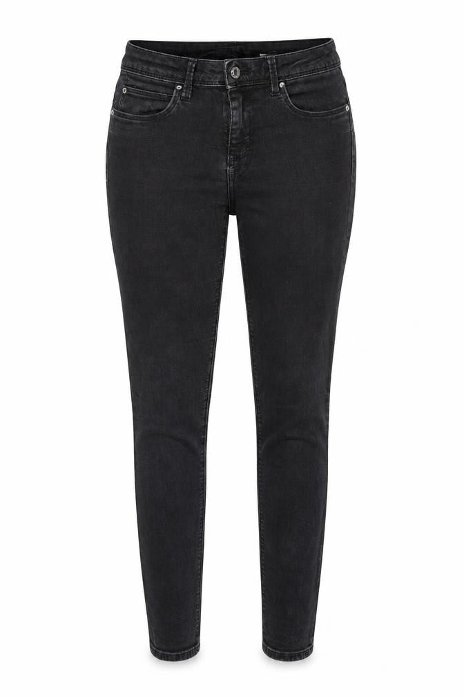 H&M Womens Black Cotton Skinny Jeans Size 28 in L32 in Slim Zip