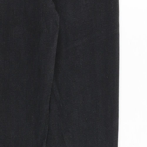 H&M Womens Black Cotton Skinny Jeans Size 28 in L32 in Slim Zip