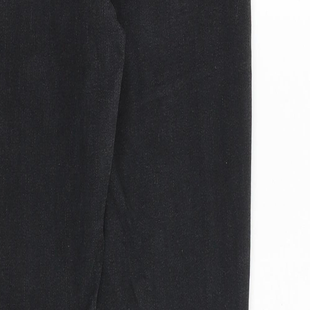 H&M Womens Black Cotton Skinny Jeans Size 28 in L32 in Slim Zip