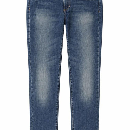 H&M Womens Blue Cotton Skinny Jeans Size 30 in Regular Zip