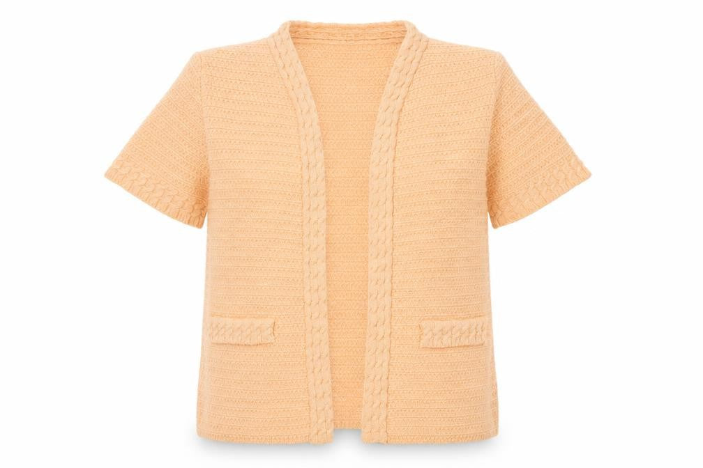 Mango Womens Pink V-Neck Acrylic Cardigan Jumper Size L