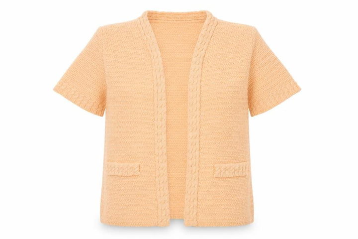 Mango Womens Pink V-Neck Acrylic Cardigan Jumper Size L