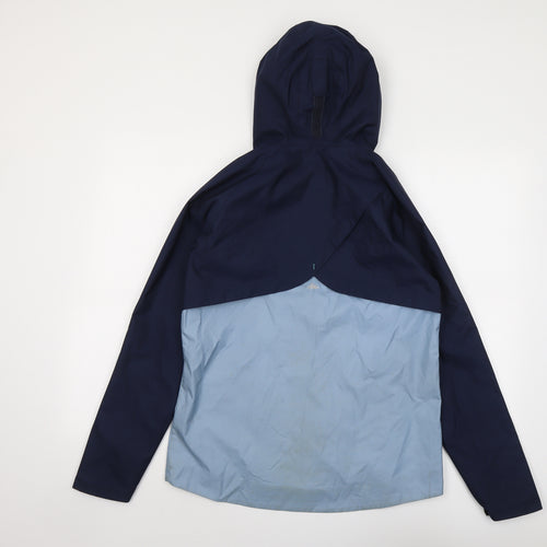 Quechua Boys Blue Windbreaker Jacket Size 14-15 Years Zip