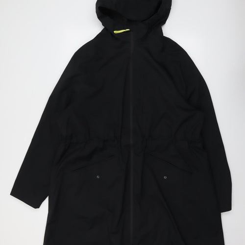 GOODMOVE Womens Black Parka Coat Size 20 Zip