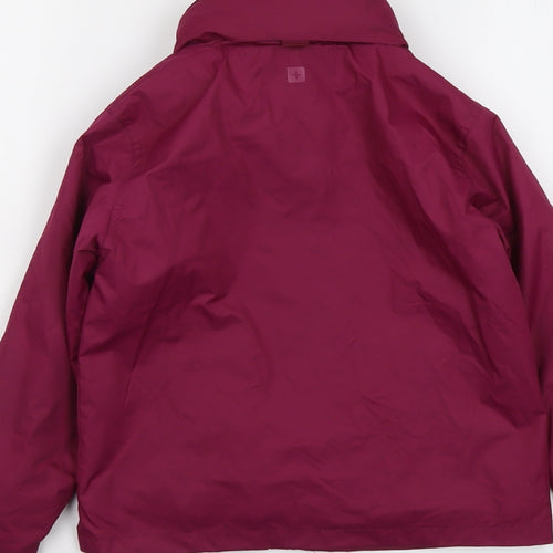 Mountain Warehouse Girls Purple Windbreaker Jacket Size 5-6 Years Zip