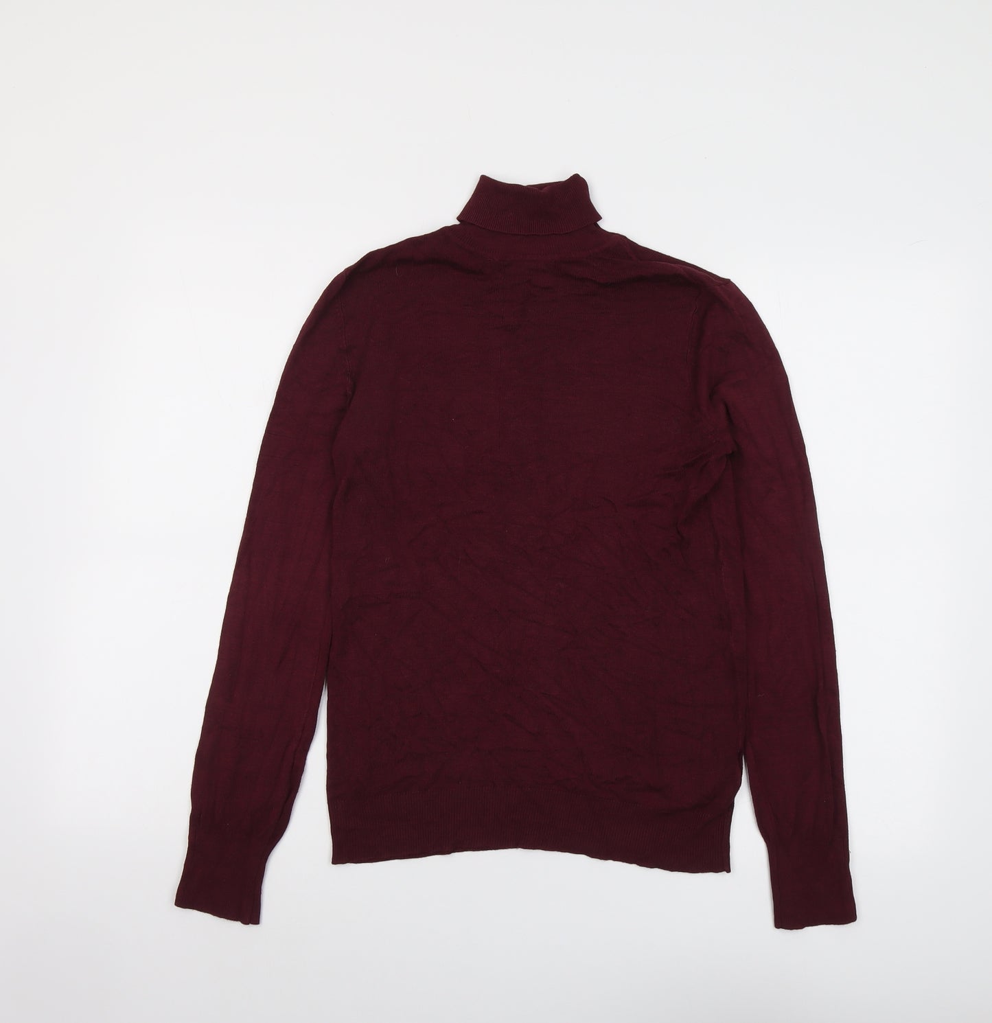 Dorothy Perkins Womens Purple Roll Neck Viscose Pullover Jumper Size 12