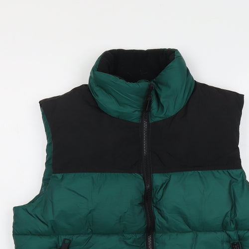NEXT Womens Green Gilet Jacket Size 12 Zip