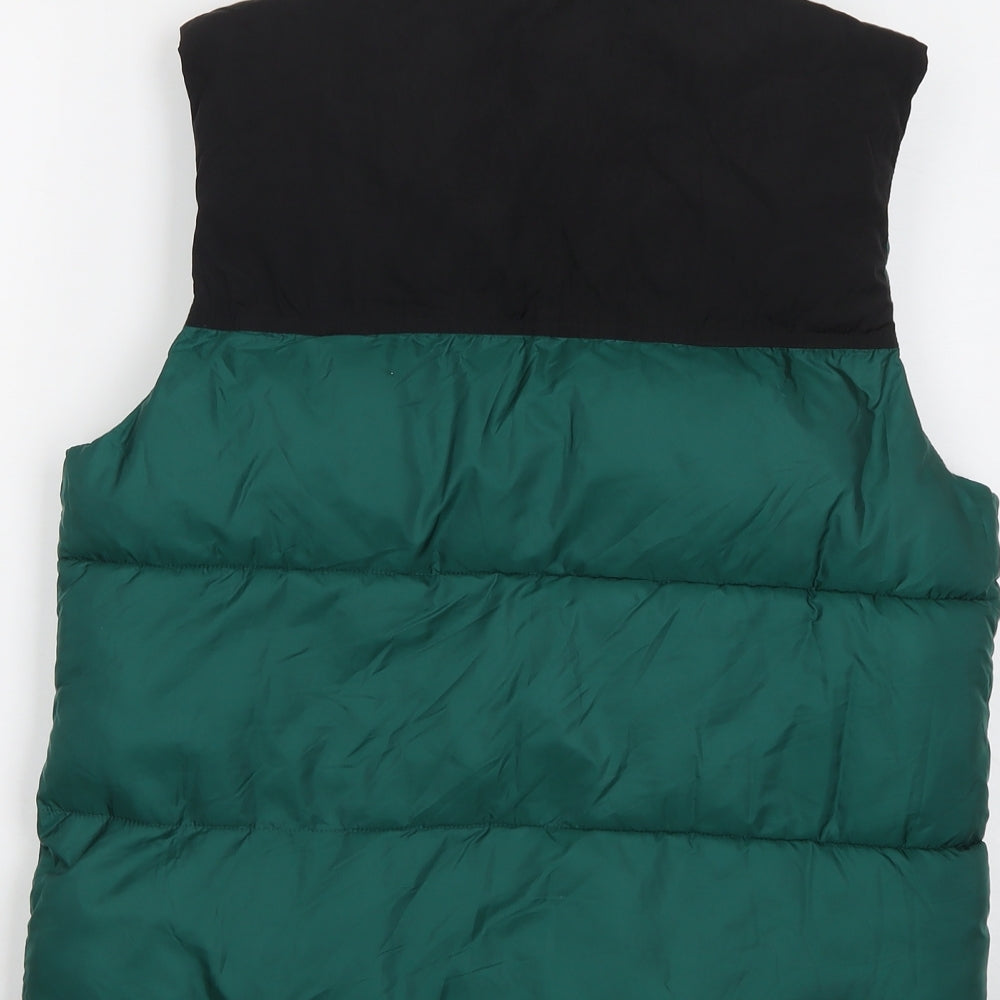 NEXT Womens Green Gilet Jacket Size 12 Zip