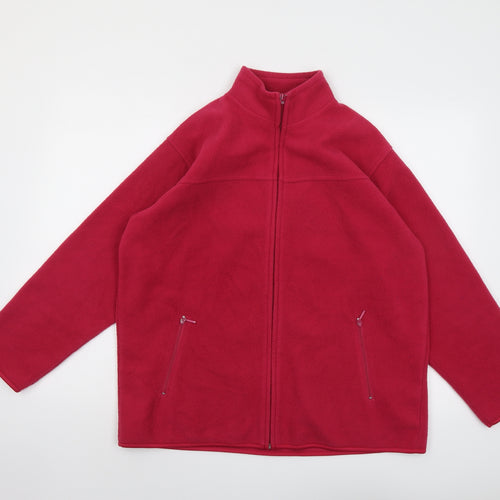 EWM Womens Pink Jacket Size 14 Zip