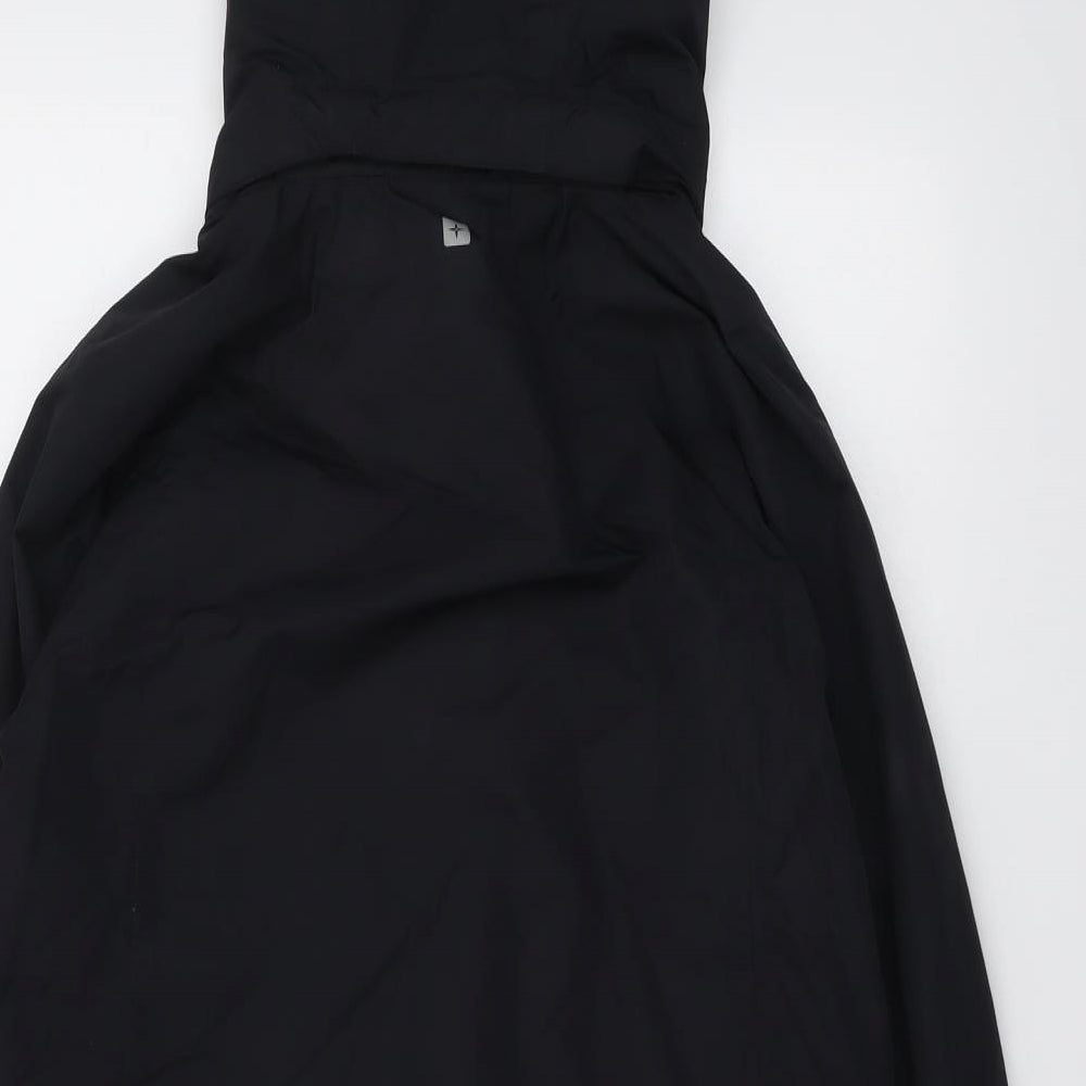 Mountain Warehouse Womens Black Windbreaker Jacket Size 10 Zip