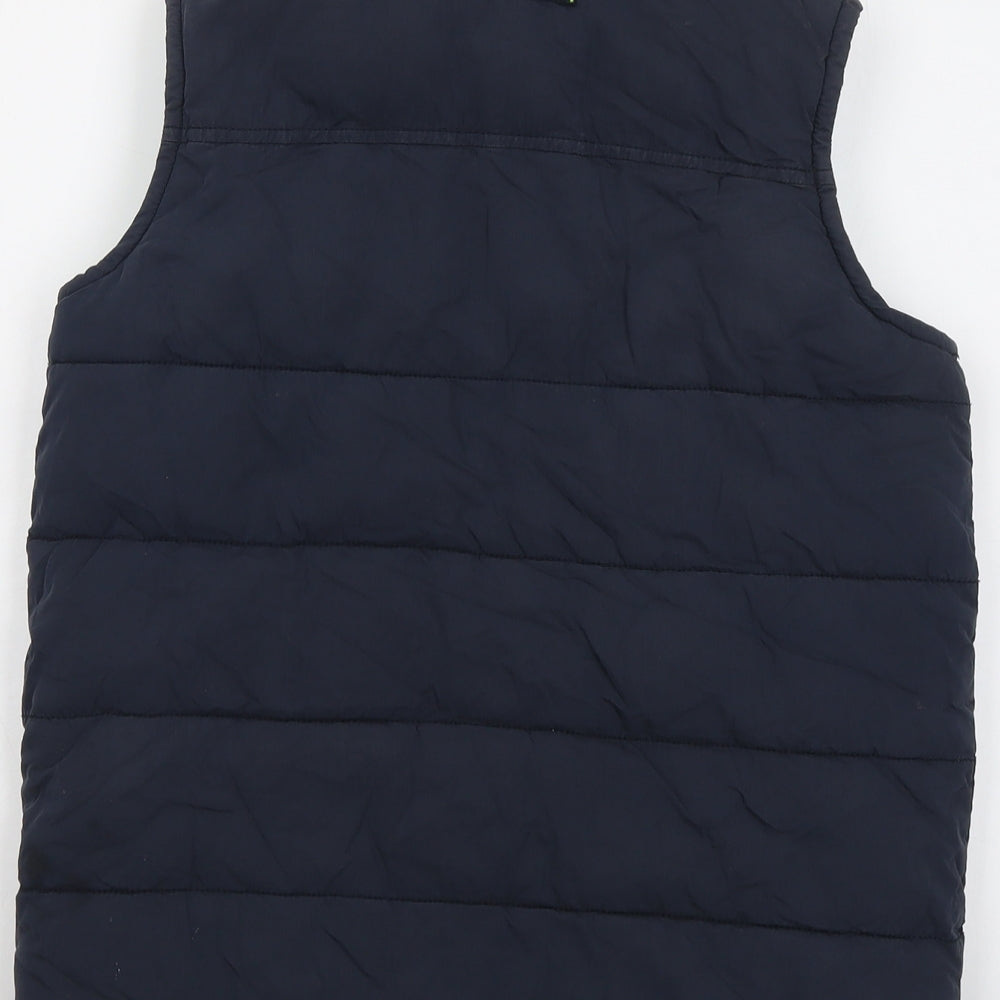Fat Face Boys Blue Gilet Jacket Size 12-13 Years Zip