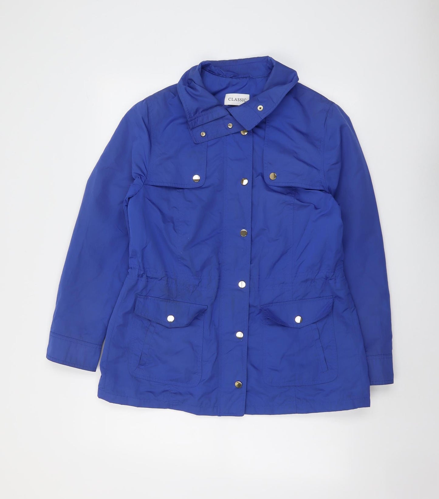 Classic Womens Blue Jacket Size 12 Zip