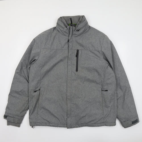 Marks and Spencer Mens Grey Jacket Size L Zip