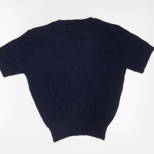 St. Clair Womens Blue Round Neck Acrylic Pullover Jumper Size 12 - Size 12-14