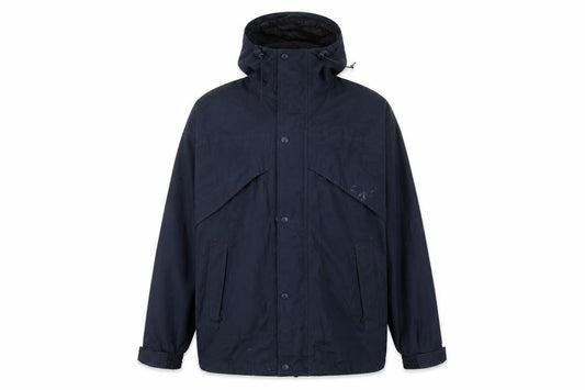 Front view of Result men’s blue jacket, size XS, zip - hooded