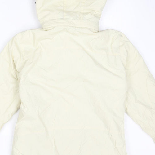 Helly Hansen Girls Ivory Windbreaker Jacket Size 12 Years Zip