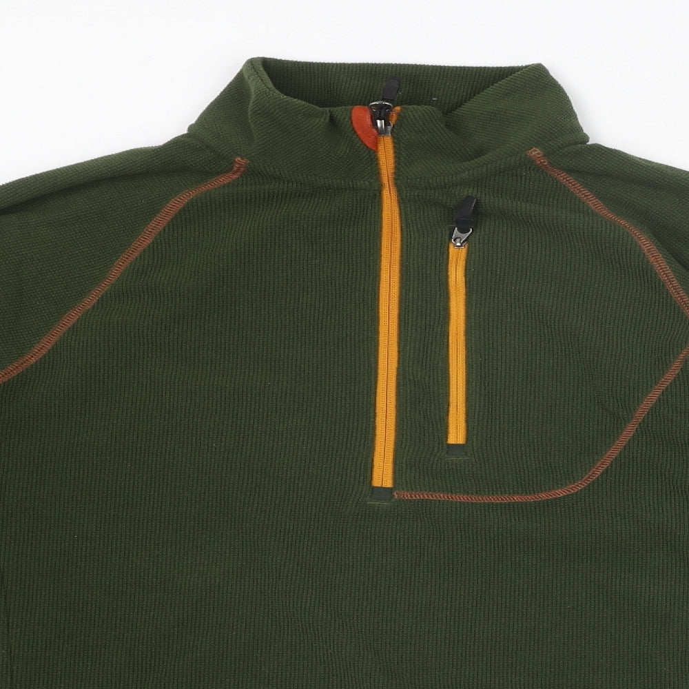 Rohan Mens Green Polyester Henley Sweatshirt Size M