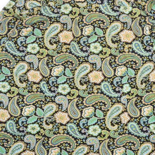 Pretty Green Mens Multicoloured Paisley Cotton Button-Up Size M Collared Button