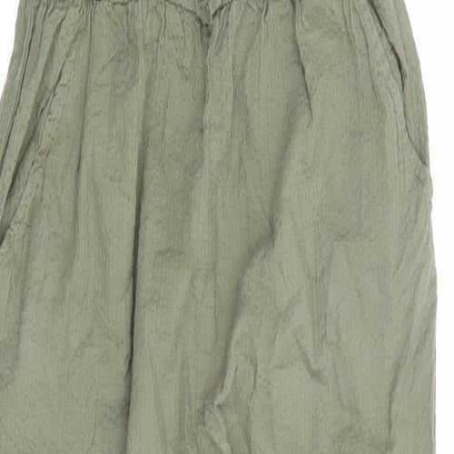 H&M Girls Green 100% Cotton Jumpsuit One-Piece Size 9-10 Years Pullover