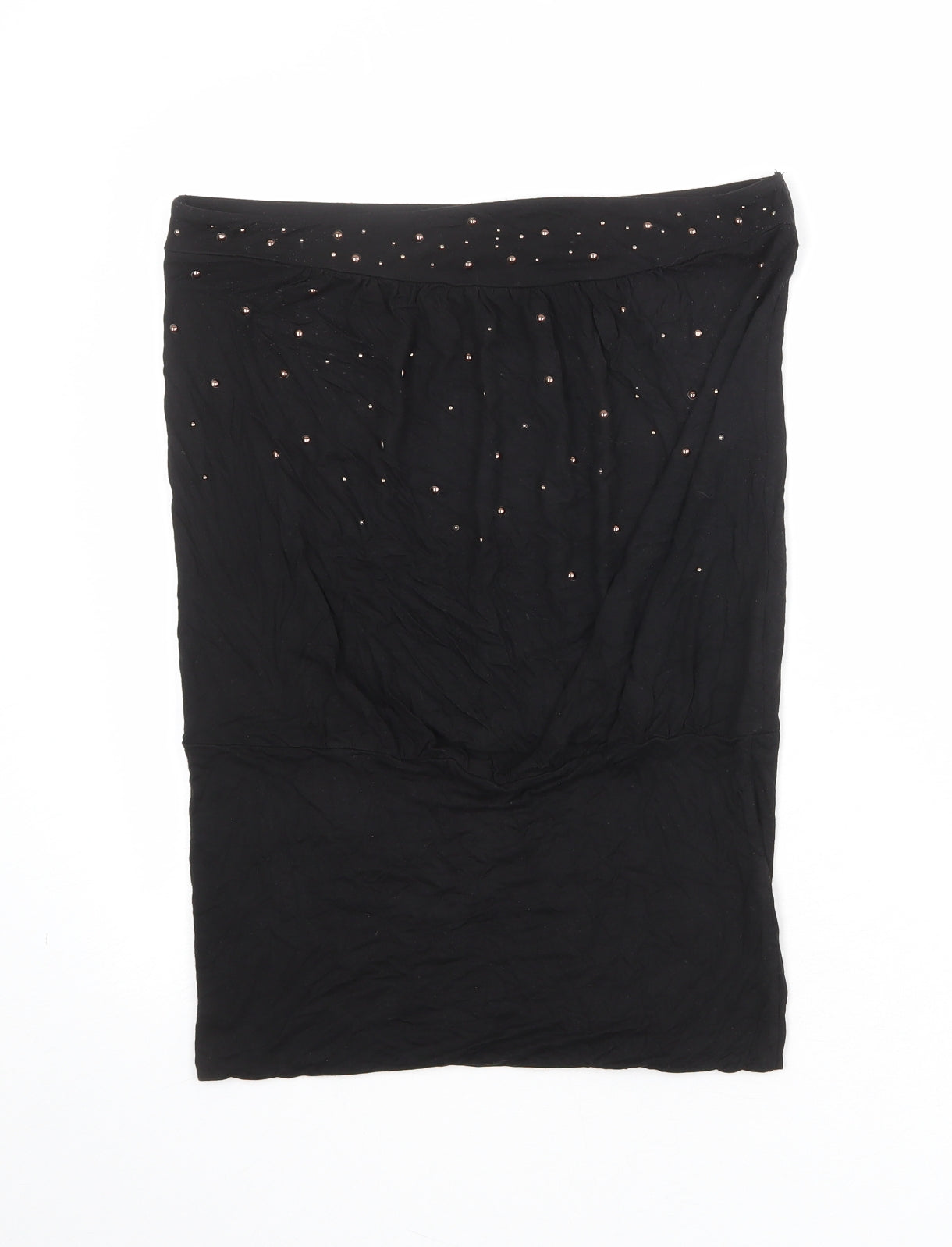 H&M Womens Black Viscose Basic Tank Size M Off the Shoulder