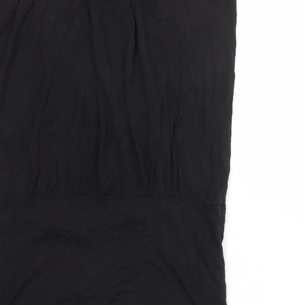 H&M Womens Black Viscose Basic Tank Size M Off the Shoulder