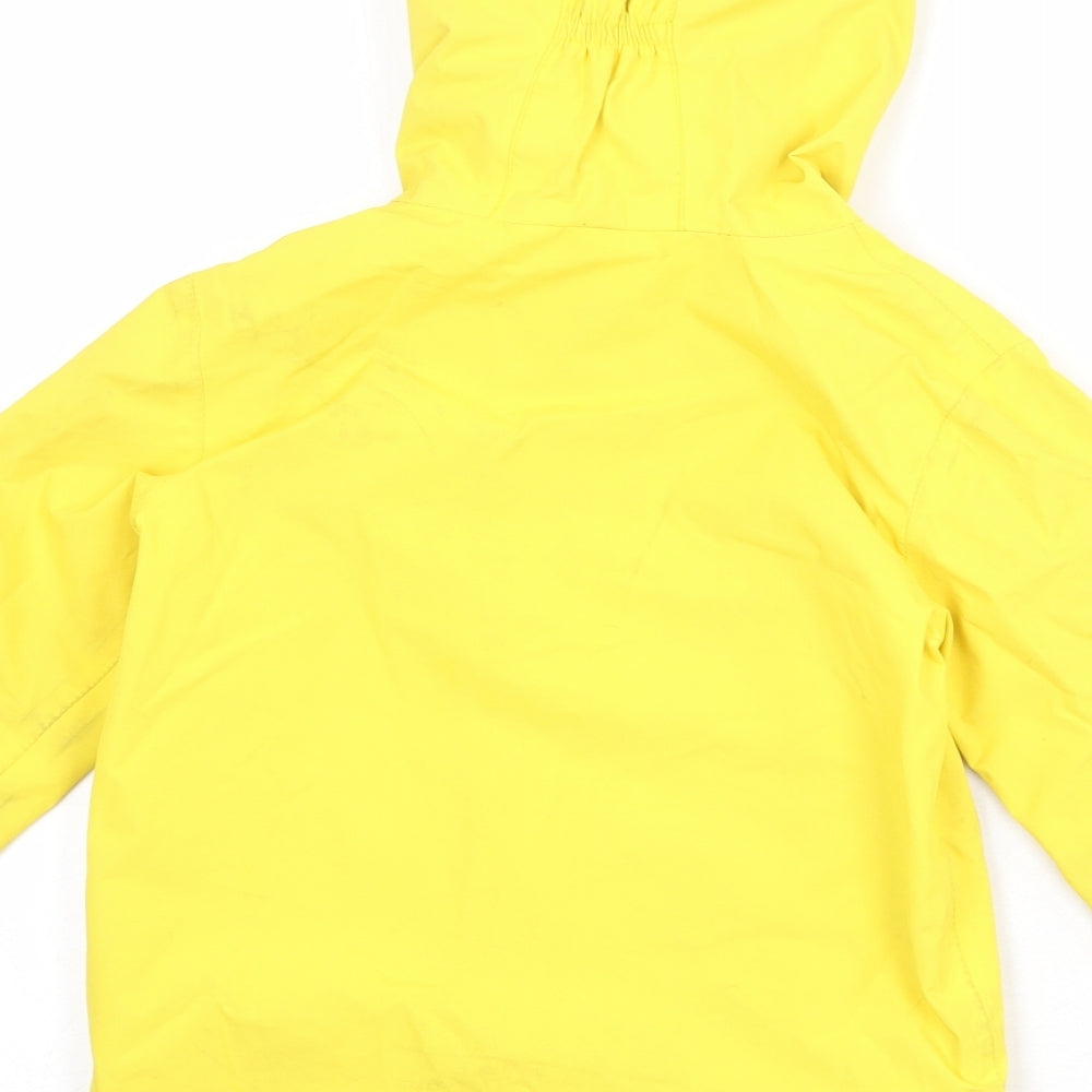 Regatta Boys Yellow Windbreaker Jacket Size 5-6 Years Zip