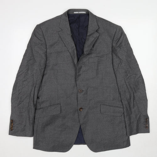 Marks and Spencer Mens Grey Wool Jacket Suit Jacket Size 40 Regular