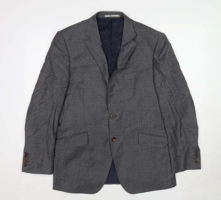 Marks and Spencer Mens Grey Wool Jacket Suit Jacket Size 40 Regular