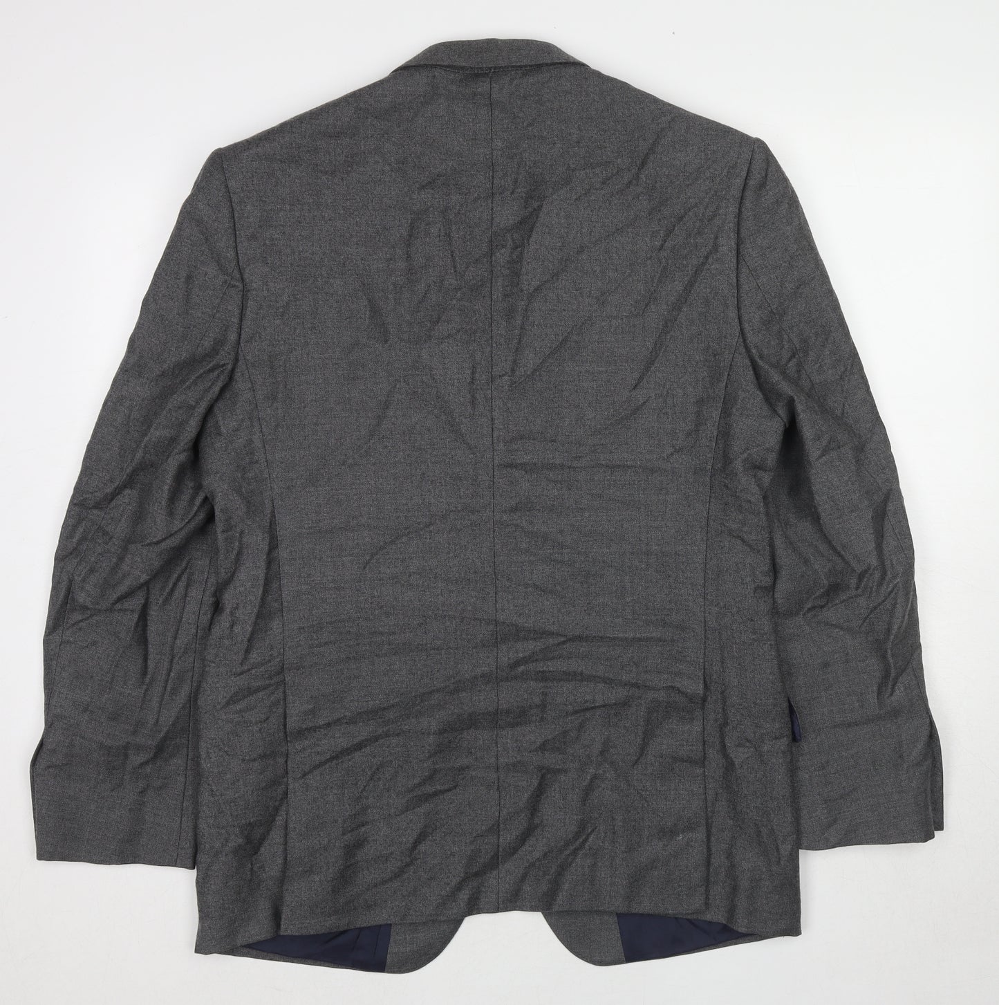 Marks and Spencer Mens Grey Wool Jacket Suit Jacket Size 40 Regular