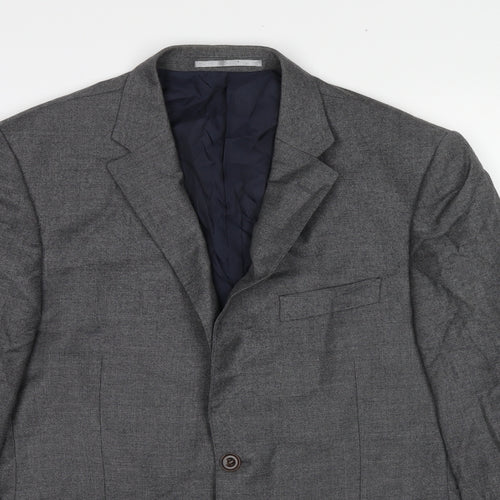 Marks and Spencer Mens Grey Wool Jacket Suit Jacket Size 40 Regular