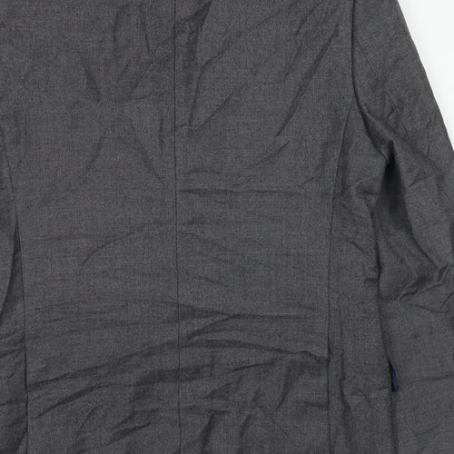 Marks and Spencer Mens Grey Wool Jacket Suit Jacket Size 40 Regular
