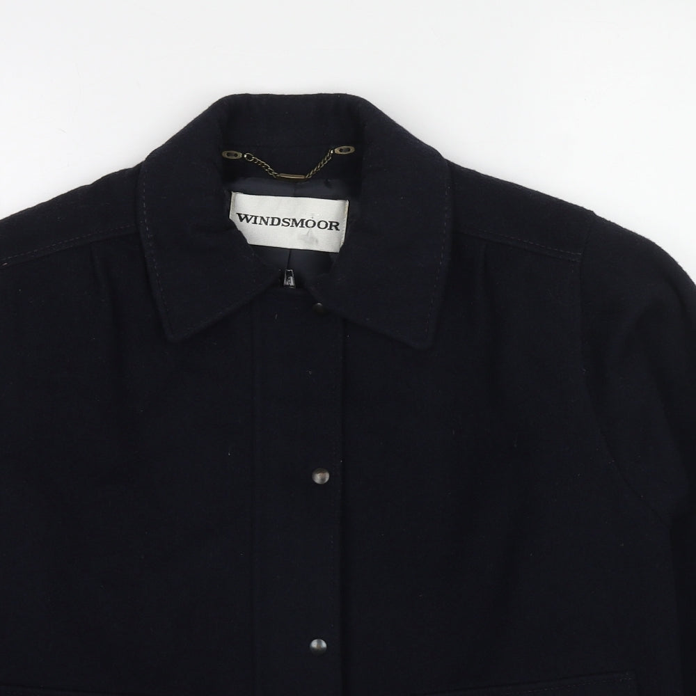 Windsmoor Womens Blue Jacket Size 14 Zip